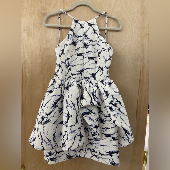 CAMEO Urban Outfitters Alone Tonight Oil Spill Peplum Dress - Picture 7 of 15